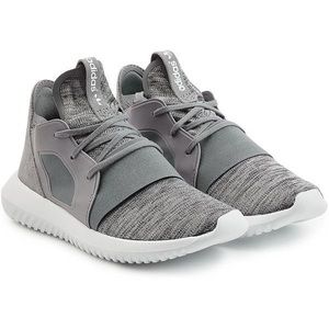 Adidas Original Grey Marl Tubular Defiant Sneakers